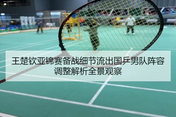 王楚钦亚锦赛备战细节流出国乒男队阵容调整解析全景观察